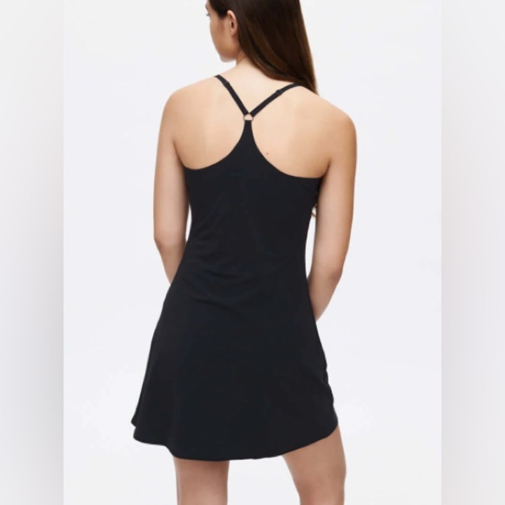 Outdoor Voices Black Racerback Mini Dress